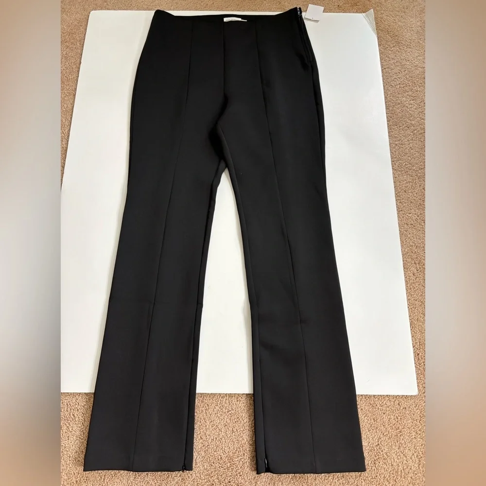 Good American Black Dress Pants Side Zip & Zip Ankles new with Tags Size XL - Picture 2 of 11